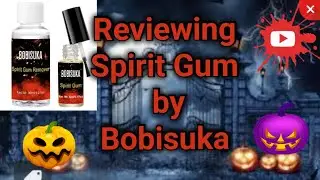 Reviewing Spirit Gum by Bobisuka #sfxmakeup #spiritgum