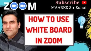 how to use zoom whiteboard (stop students from annotating)