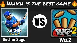 Sachin Saga Cricket game vs Wcc2 Full Comparison. which is the best Cricket game??