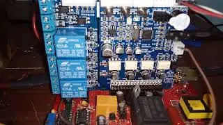 Cek gelombang SPWM atmega SMD, trik aman pada kit inverter tanpa driver Totem pole