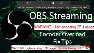 OBS Encoder Overload and Lag FIX options + Timestamps [2021]