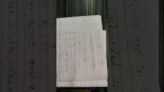 Special case in LPP (Unbounded solution)