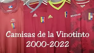 Camisetas de Venezuela - de la Vinotinto del 2000-2022