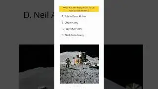 First Man👤 To Walk On The moon🌘 | #space #scientist #science #shorts .