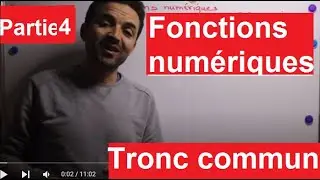 Maths tronc commun fonctions numériques partie 4 'variations'