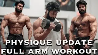 TIME TO GROW - PHYSIQUE UPDATE | FULL ARM WORKOUT
