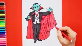 How to draw Count Dracula