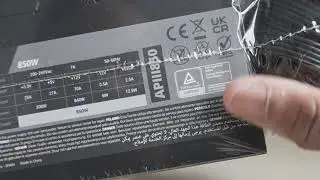 Déballage de l' Alimentation Tacens Anima APIII850 W acheter sur Amazon aux prix de 41,38 euro