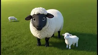 White Sheep, Fluffy and Fat | Fun Sheep Song for Kids | Animal Rhyme for Toddlers