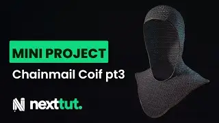 Marmoset toolbag tutorial | Chainmail Coif pt3