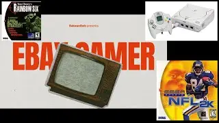 Sega Dreamcast With NFL 2k and Rainbow 6 Ebay Gamer