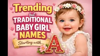 TOP 20 Trending Traditional Baby Girl Names Starting with letter A | 2026