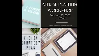 Annual Private Practice Planning Session For Therapists