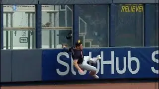 Bradley Zimmer exits the game vs the Yankees