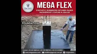 MEGA FLEX | Synthetic Rubberized Bitumen Based Waterproof Coating & Sealer | MEGA SEALERS