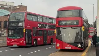 LT410 on route 5 and &lsquo;COMMON&rsquo; - T183 on route 175