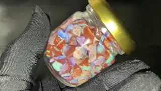 Australian Multicolour Coober Pedy Rough Opal Chips 182 Carat (RO1144)