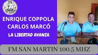 ENRIQUE COPPOLA Y CARLOS MARC&Oacute; DE LA LIBERTAD AVANZA 