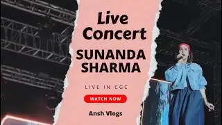 Freshers Party 2025 😱 In Cgc University / Sunanda Sharma / / Live / / Ansh Vlogs /
