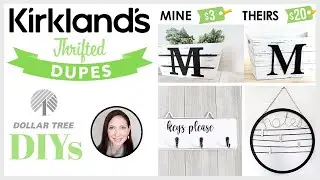 Kirklands Inspired DIY | Dollar Tree DIY | Modern Farmhouse Decor | Same Look For Less