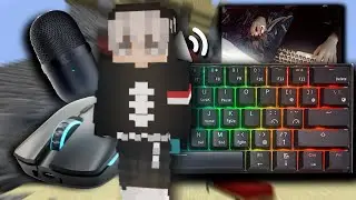 (Handcam) Keyboard+Mouse Sounds ASMR l Hypixel Bedwars