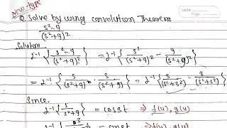 Convolution Theorem of Laplace Inverse|Mathematics-III|BE Civil Purbanchal University TU KU PoU
