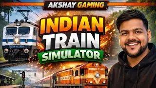 DESI TRAIN SIMULATOR MEIN FULL CONTROL! 🚂 AKSHAY GAMING KE SAATH CHALO ! LIVE WITH AKSHAY GAMING