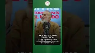 El contundente an&aacute;lisis de Gabriel Anello sobre la derrota de&nbsp;River&nbsp;ante&nbsp;Boca