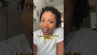 Microlocs on short hair : My healthy hair journey continues! #locsjourney