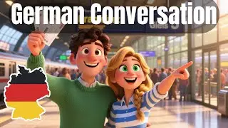 Learn German: Buying a Train Ticket | Easy Conversation for Beginners (A1-A2)