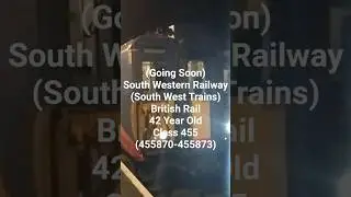 (Going Soon) - SWR - Class 455 - (455870-455873) - Lights On  at Chessington South Stn - 28/12/2025