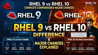 RHEL 9 vs RHEL 10 – Complete Comparison | What’s New in Red Hat Enterprise Linux 10? | RHCSA Series