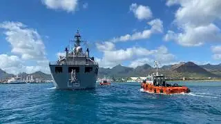 Mission Sagar: INS Kesari at Mauritius with essential medicines,ayurvedic medicines, doctors teams