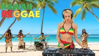 🌺 Hawaiian Reggae Vibes | Relaxing Ukulele Music on a Sunny Beach 🏖️
