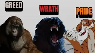 Семь смертных грехов в роли животных-злодеев!