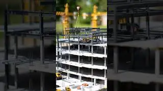 RC Tower Crane: 🏗️ Lifting & Placing Structural Beams for a Miniature Skyscraper! (City Build! 🌆)