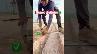 Plywood shuttering work construction carpenter #shuttering #construction #shorts #trending #work