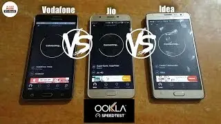 Internet Speedtest |  Jio vs Idea vs Vodafone