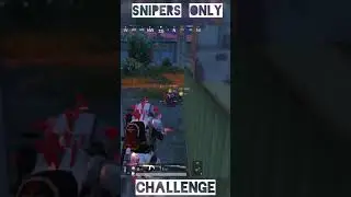 SNIPERS ONLY CHALLENGE | HYDRA AJAY #shorts #bgmi #indiaKaPubg