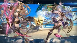 Batchee (Metera) vs Phyte (Ferry) Ranked Match Set (Granblue Fantasy Versus: Rising)