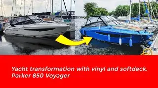 Parker 850 Voyager full body wrapping with softdeck