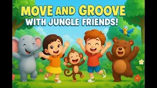 Move and Groove with Jungle Friends! | Kids Dance Song 🐘🐻🐒🦜