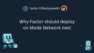 Why Factor should deploy on Mode Network next @FactorFiDeFi
