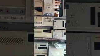 Ретро компьютеры IBM на  Киевской барахолке. Барахолка Петровка Киев!