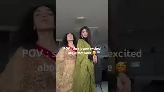 Georgian wearing saree 🥰|Latvia #mallu #latvia #fashion #malayalimakeover #saree