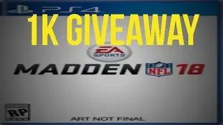 Madden 18 Giveaway