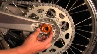 How to install Bolt's Chain Adjuster Blocks on a KTM
