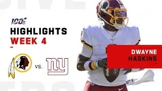 Every Dwayne Haskins Run & Throw vs. Giants | NFL 2019 Highlights