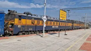Triplets with Fright Train | WAG9+Twin WAG7M | INDIAN RAILWAYS