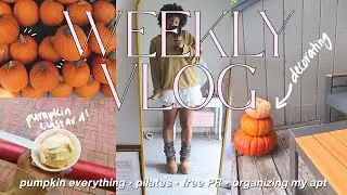 WEEKLY VLOG | Getting into the fall spirit, pumpkin everything + FREE Makeup PR